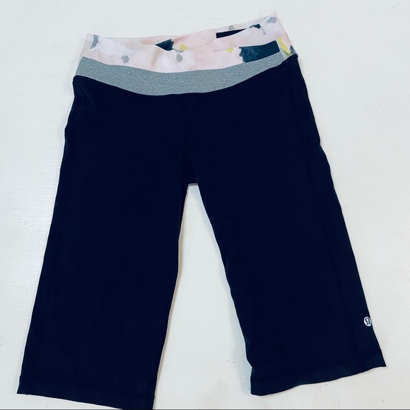 Lululemon Black Capri Leggings Stretchy size 8 - Picture 3 of 8